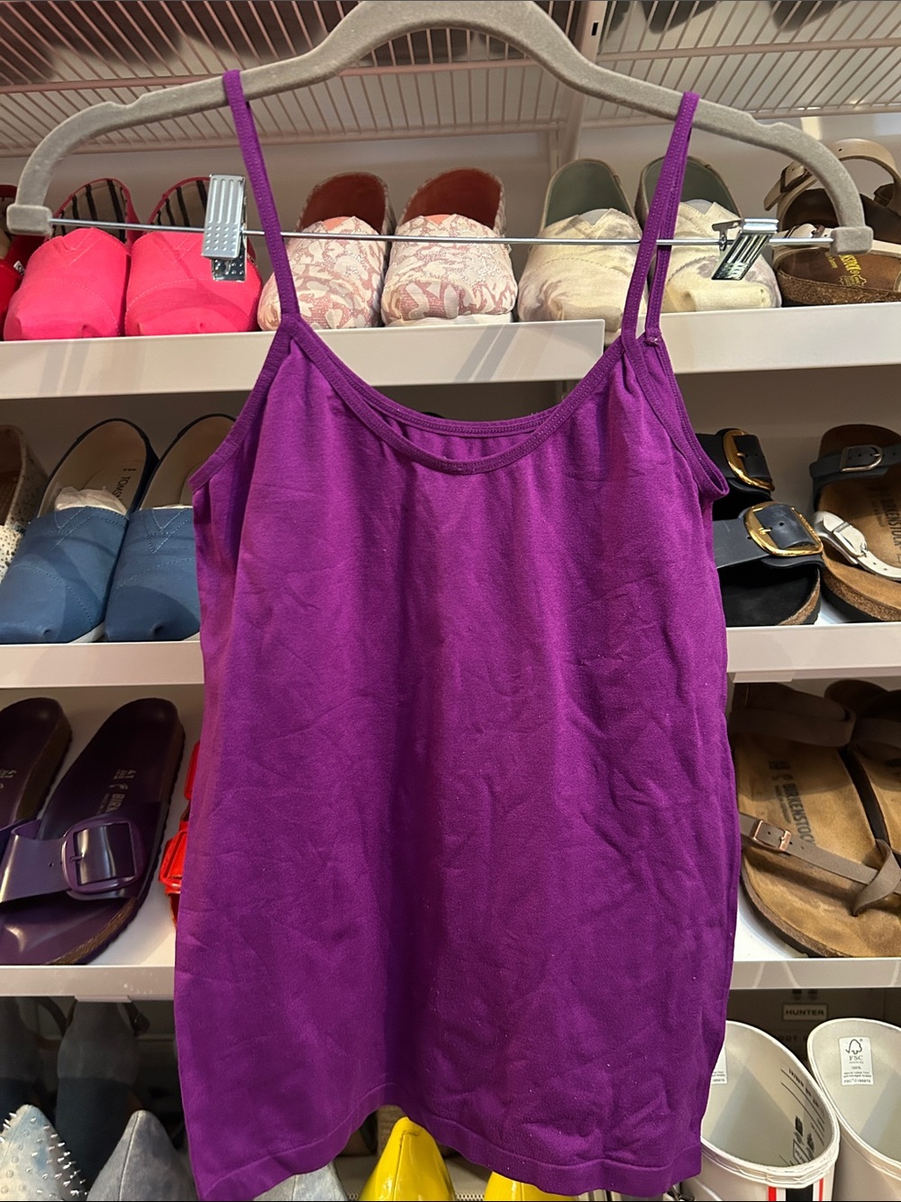 The Limited Purple Spaghetti Strap Camisole